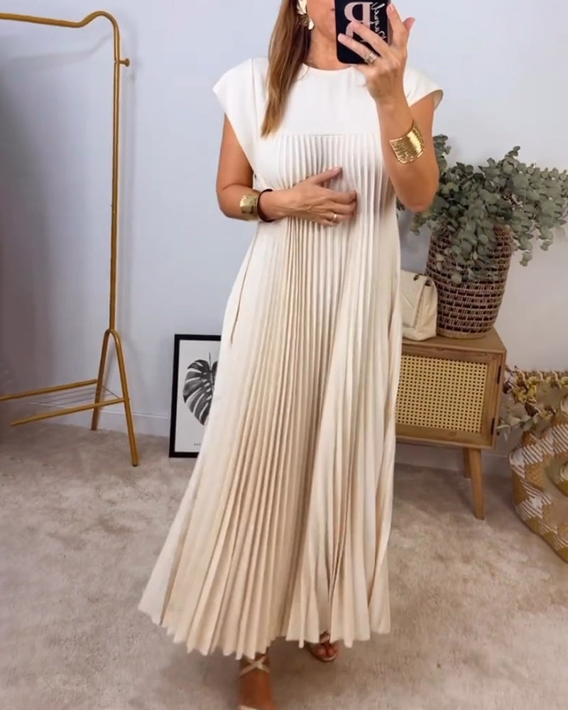 Edith™ | Abito Maxi a Pieghe
