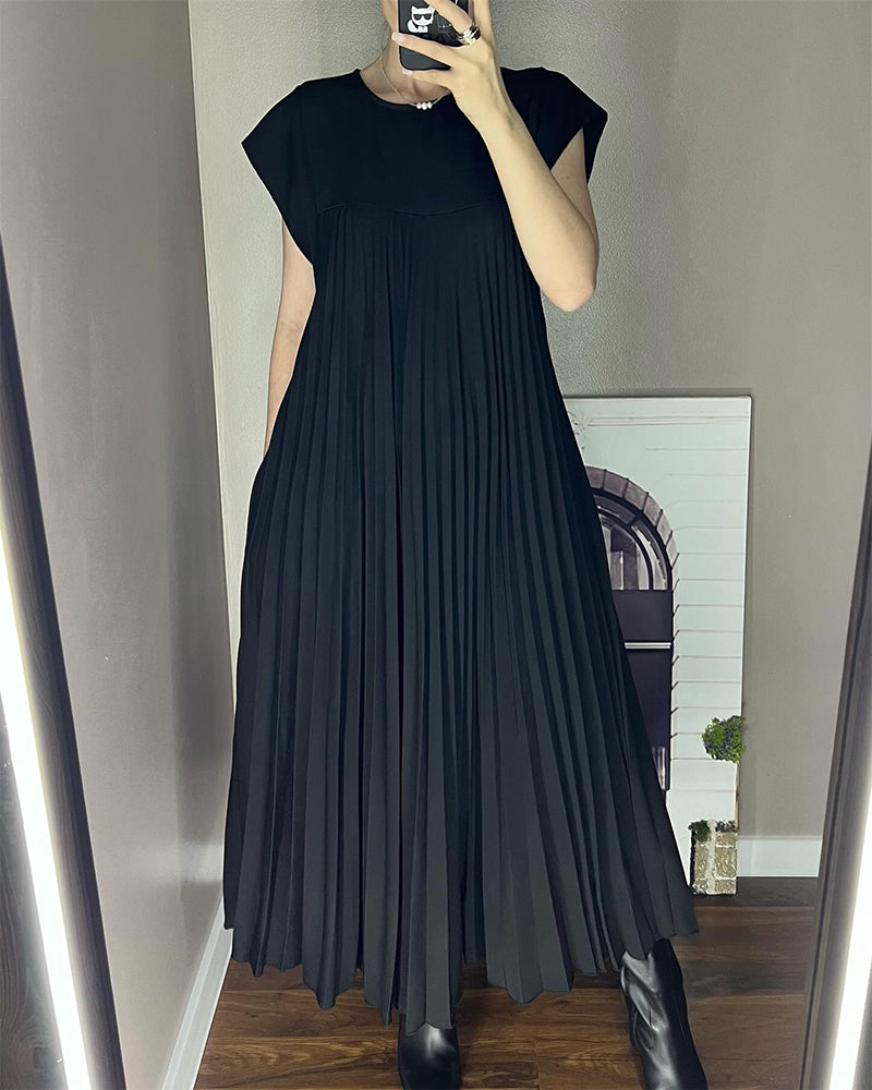 Edith™ | Abito Maxi a Pieghe