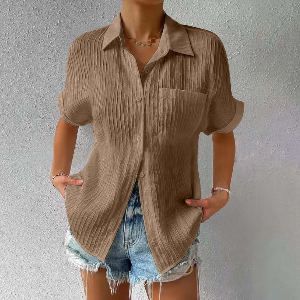 Brielle™ - Top testurizzato rilassato
