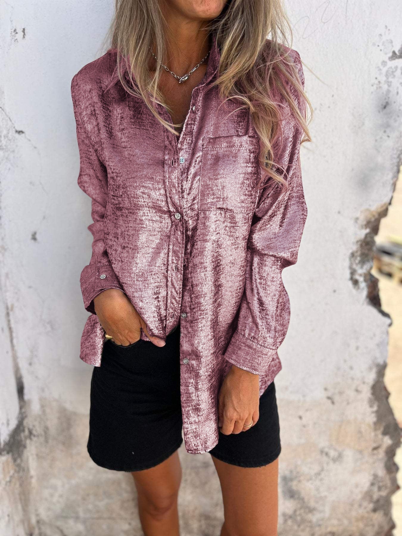 Zella™ - Camicia Chic Shimmer