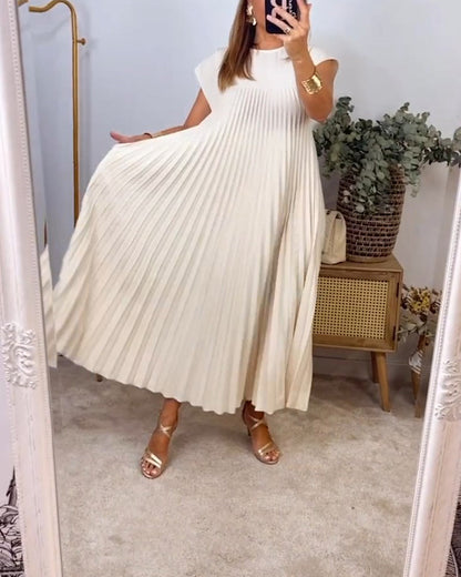 Edith™ | Abito Maxi a Pieghe