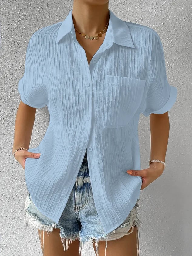 Brielle™ - Top testurizzato rilassato