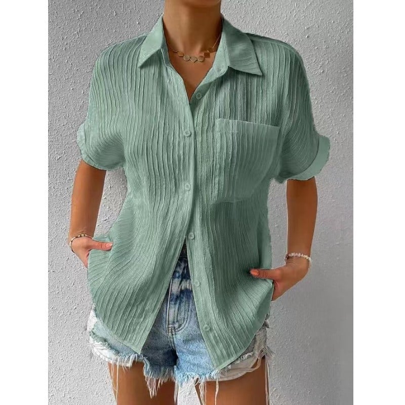 Brielle™ - Top testurizzato rilassato