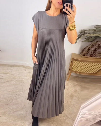 Edith™ | Abito Maxi a Pieghe