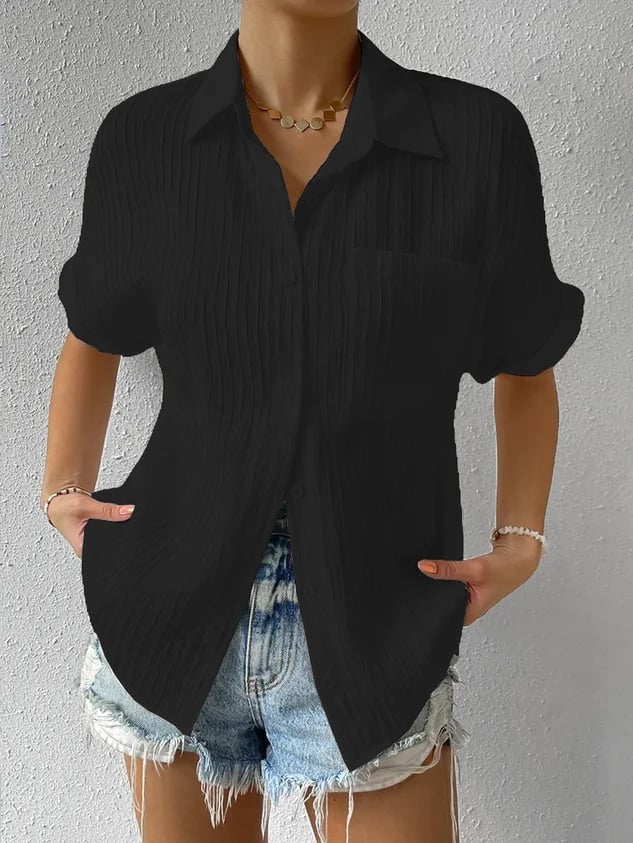 Brielle™ - Top testurizzato rilassato